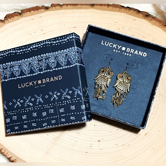 Lucky Brand Jewelry - Lucky brand owl, earrings, NWT